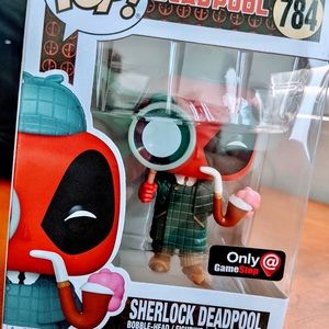 Sherlock Deadpool Funko POP! GameStop Exclusive